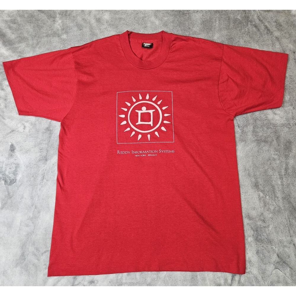 Vintage Single Stitch Technology T-Shirt Men's Size XL Fits Like a Large USA